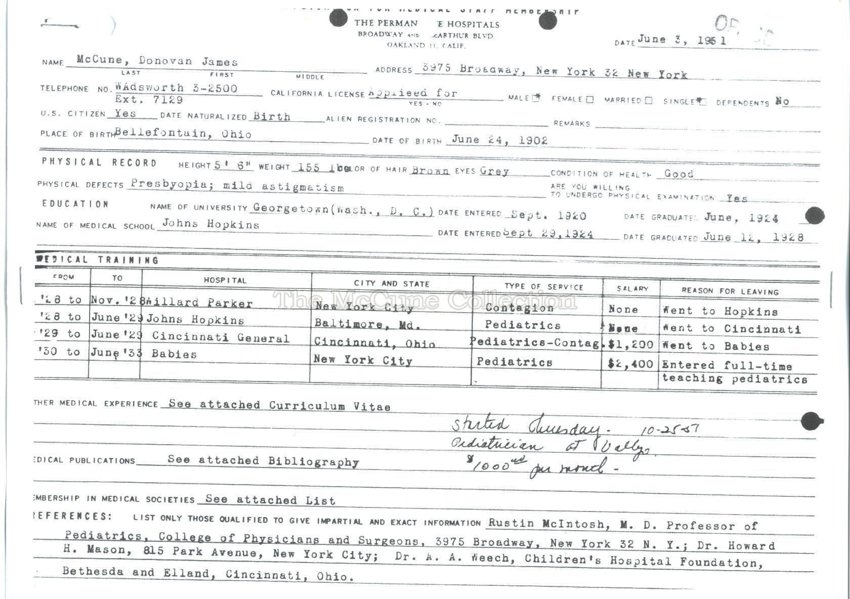 8. Dr. D.J. McCune McCuneAlbright Syndrome